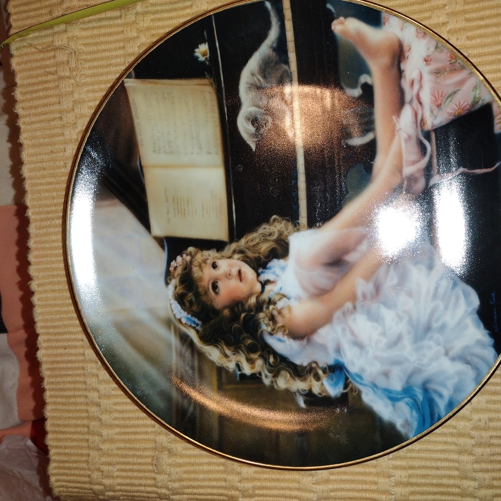 4/$25 Bradford Exchange The Rehearsal plate
